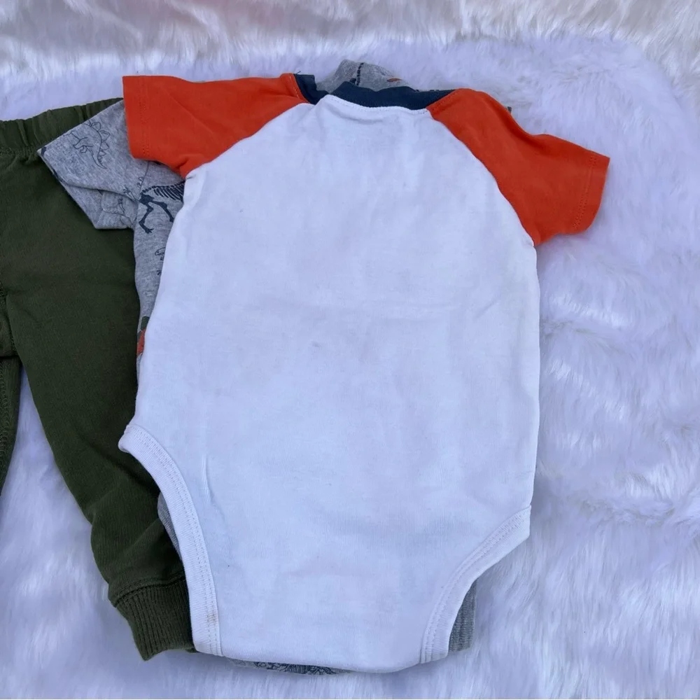 Carter's Kids' 3 Piece  Dinosaur Size‎ 12 Months